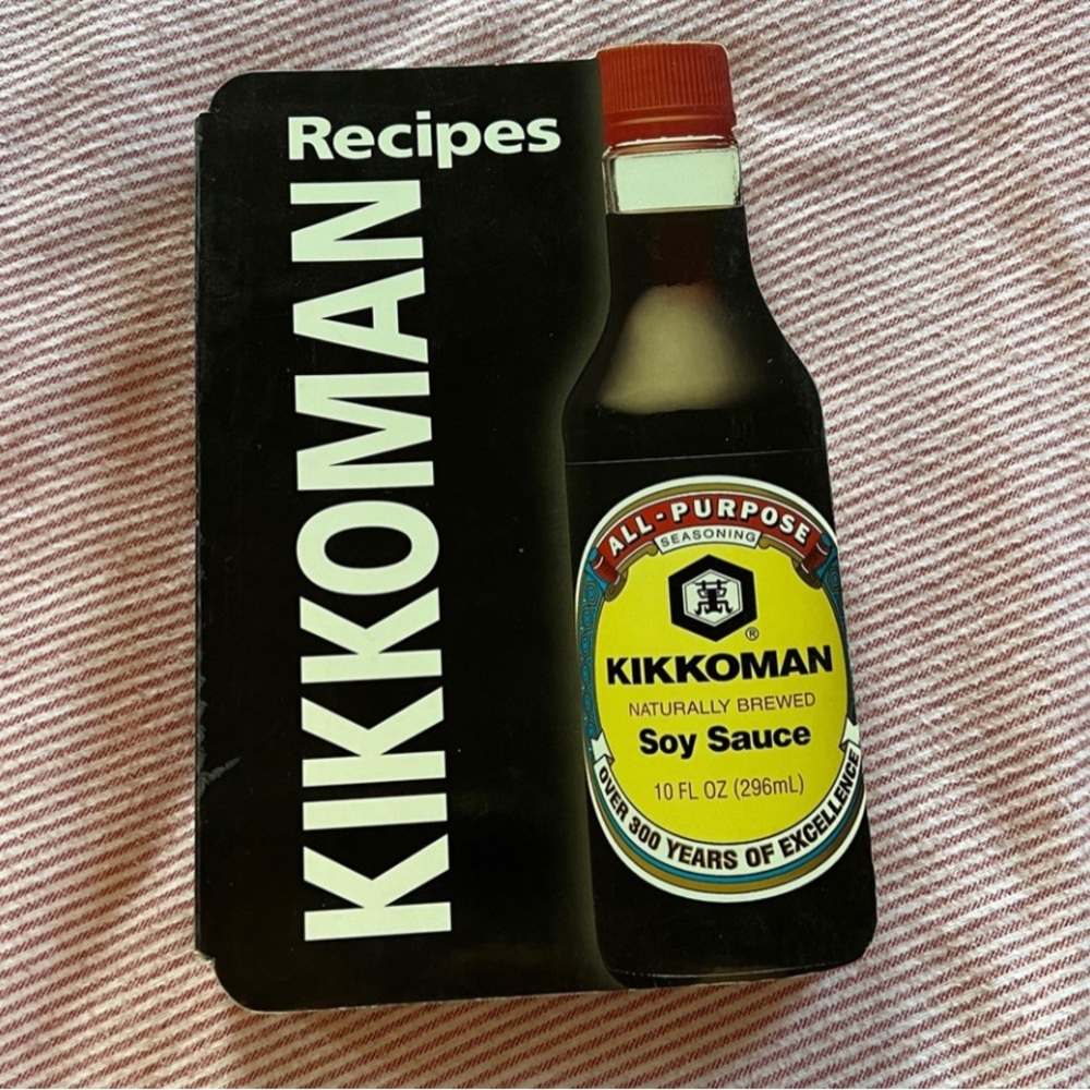 Kikkoman Chip Board Book 40+ Asian Recipes Cookbook 2007